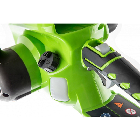 Пила цепная электрическая, аккумуляторная, Greenworks, 40 Вт, длина шины 30 см, шаг цепи 3/8 дюйм, 45 звеньев, G40CS30K4