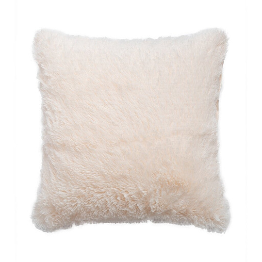 Подушка декоративная 40х40 см, TF 072 Ivv, 100% полиэстер, мех, айвори, Eclair, 29559