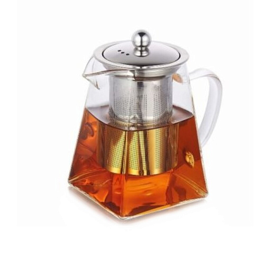 Чайник заварочный стекло, 0.95 л, с ситечком, Barouge, Seven ideas, BF-508