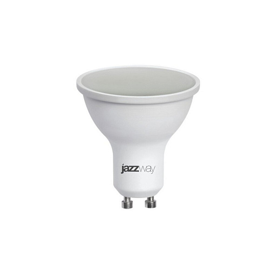 Лампа светодиодная GU10, 9 Вт, рефлек, 5000 К, холод бел свет, JazzWay, PLED- SP GU10, 2859723A