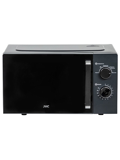 Микроволновая печь JVC, JK-MW148M, 20 л, 700 Вт, механическая, 5 уровней мощности, графит