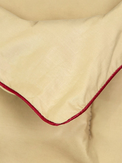Одеяло 1.5-спальное, 140х205 см, Шерсть яка, 300 г/м2, всесезонное, чехол хлопок, ИвШвейСтандарт