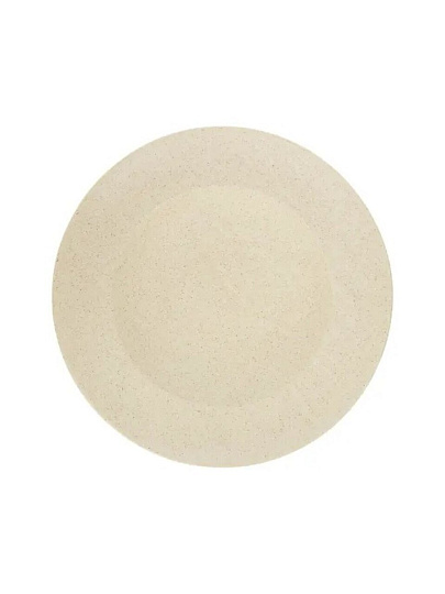 Тарелка суповая, фарфор, 25.5 см, 350 мл, круглая, Sandstone, Wilmax, WL-661330 / A, песочная