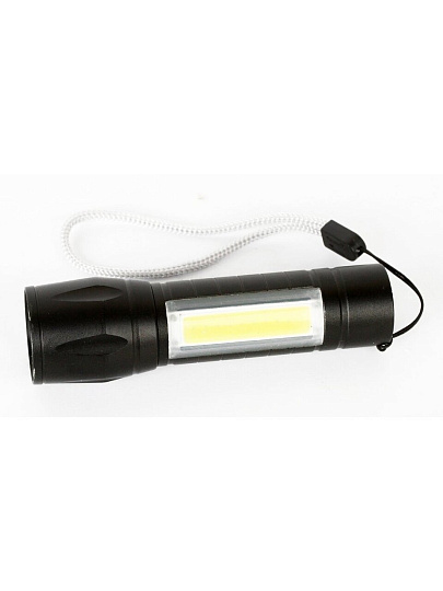 Фонарь ручной, встроенный аккумулятор, Ultraflash, E1337, зарядка от USB, пластик, мини LED, 14269
