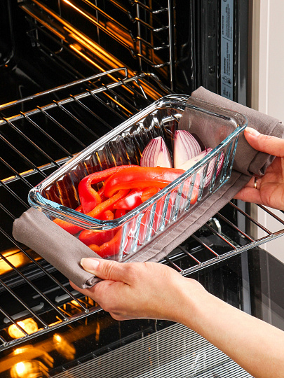 Форма для запекания стекло, 11.5х25х7 см, 1.12 л, прямоугольная, Borcam, 59894