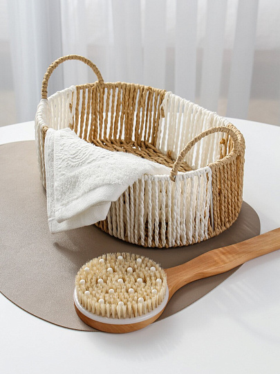 Корзина 30х20х10 см, овальная, плетеная, Y4-9653