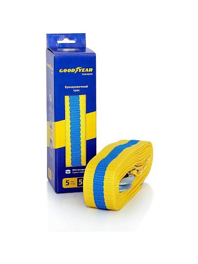 Трос буксировочный 5 т, Goodyear, GY004001, КА-00060828