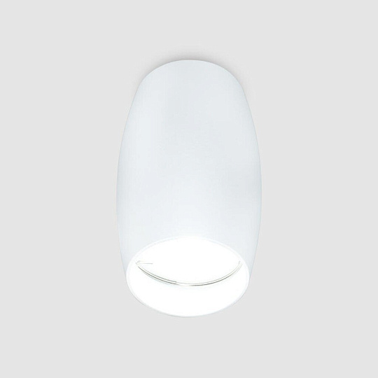 Светильник накладной General Lighting Systems, Бочонок, 50 Вт, GU10, на 1 лампочку, IP20, d6.5х11 см, Спот, белый, 661848
