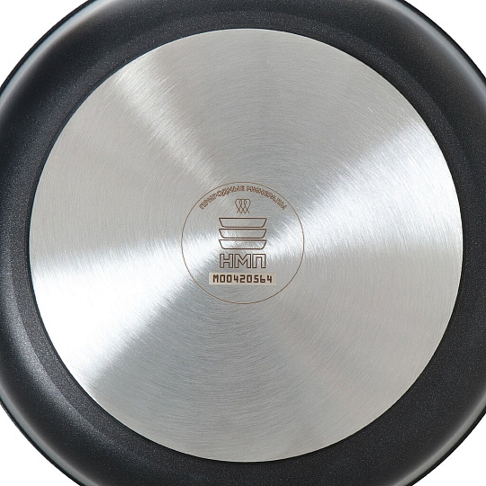 Сковорода литой алюминий, 24 см, антипригарное покрытие, Нева Металл Посуда, Алтай, индукция, 27124I