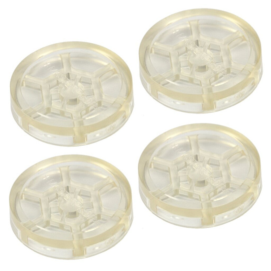 Антивибрационные подставки прозрачный, 4 шт, MasterProf, ИС.131611