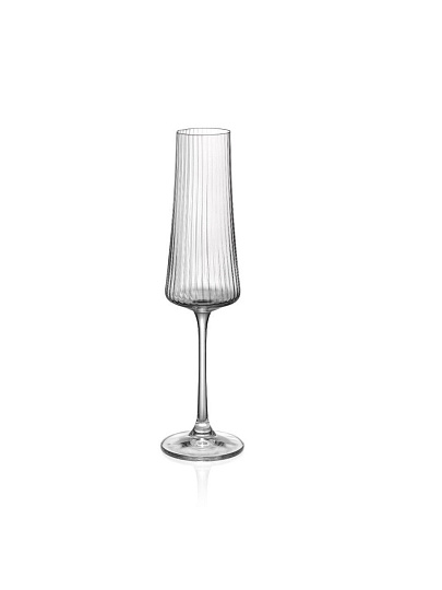 Бокал для шампанского, 210 мл, стекло, 6 шт, Bohemia, Xtra optic, 40862/47/210