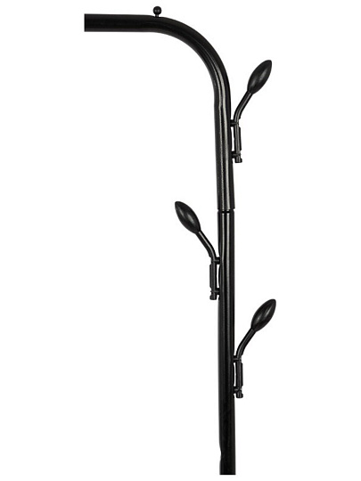 Вешалка напольная 110х40х150 см, сталь, полипропилен, полка для обуви, 30 кг, 104921, 1 перекладина