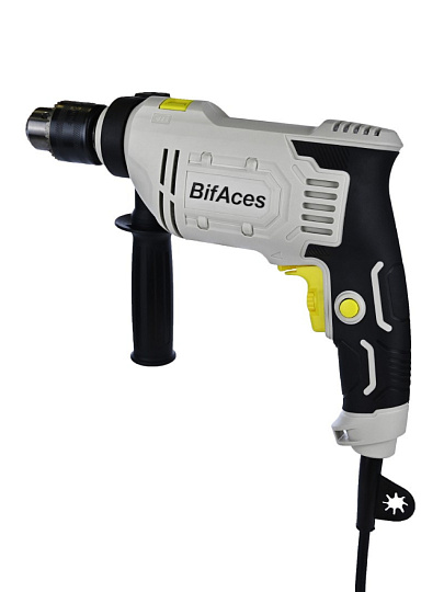 Дрель ударная, BifAces, AID-7100, ключевая, 13 мм, 710 Вт, с реверсом, 2 режима
