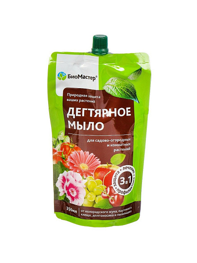 Инсектицид Дегтярное мыло, 350 мл, БиоМастер