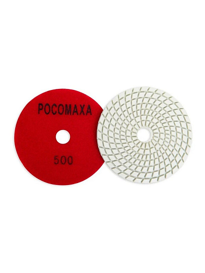 Круг алмазный гибкий Росомаха, диаметр 100 мм, зернистость P500, шлифовальный, 150500