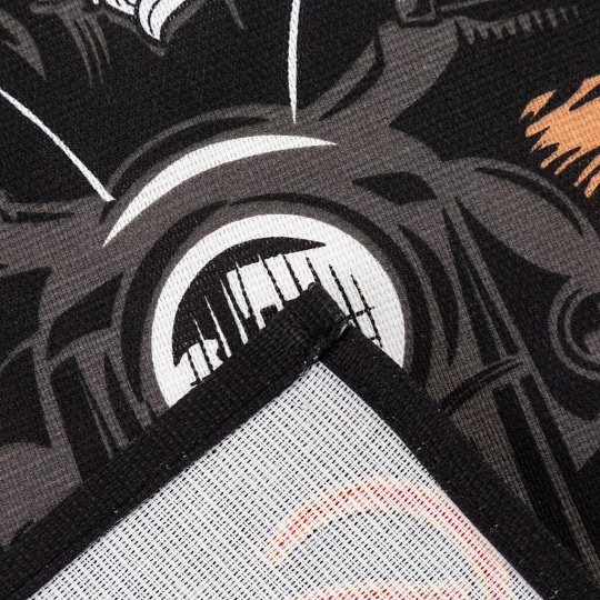 Полотенце кухонное вафельное, 35х60 см, 160 г/м2, 100% хлопок, Доляна, Крутой Санта, Россия, 5059214