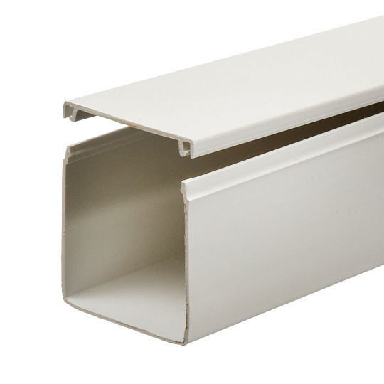 Кабель-канал пластик, 40х40 мм, 2 м, 1 мм, белый, TDM Electric, SQ0402-1009