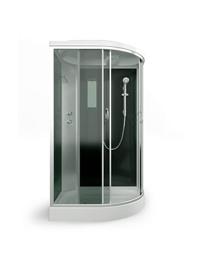 Душевая кабина низкий поддон, 120х80х215 см, тонированная, Erlit, ER3512PL-C4-RUS