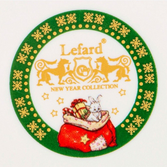 Блюдо фарфор, фигурное, 17.5х17.5х3.5 см, зеленое, Елка, Lefard, 85-1610
