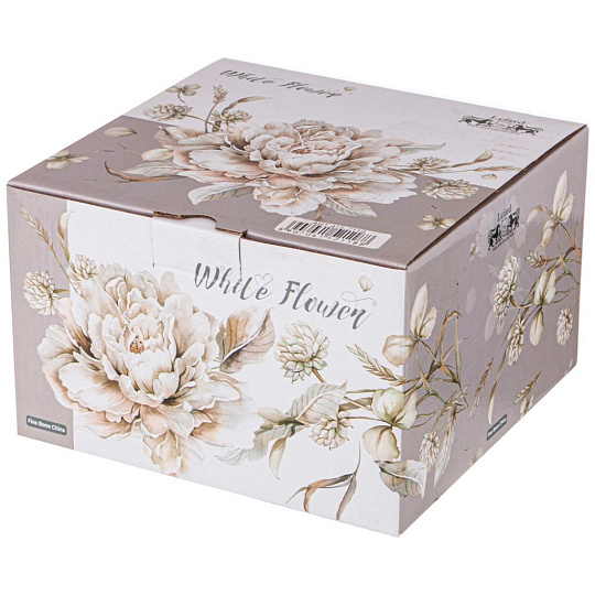 Чайная пара фарфор, 2 предмета, на 1 персону, 500 мл, Lefard, White Flower, 415-2118