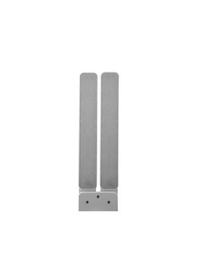 Светильник настольный 12 Вт, белая кожа, Ultraflash, UF-819 C01, 15163, 6000К, 2 плафона, 3 уровня яркости