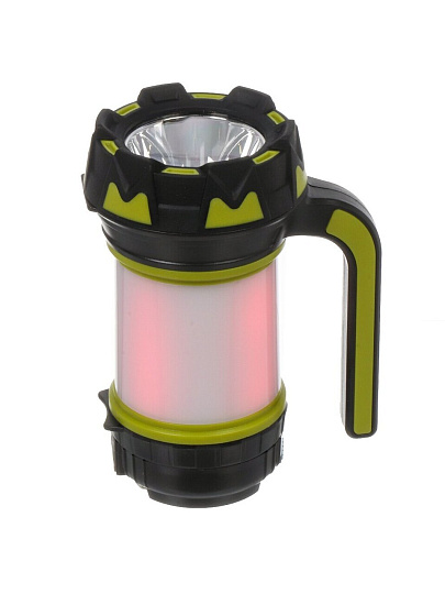 Фонарь ручной встроенный аккумулятор, прожектор, Camelion, LED5124, зарядка от USB, пластик, 5 Вт, Micro USB, Powerbank, 14671