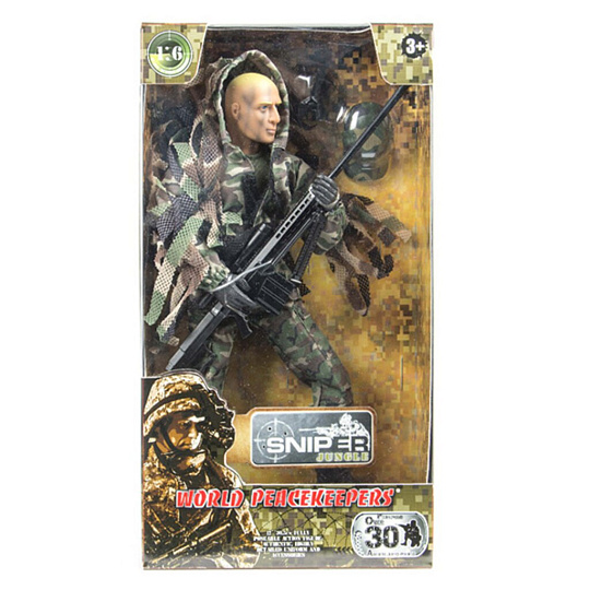 Игровой набор World Peacekeepers, Снайпер, 30.5 см, MC90360, в ассортименте