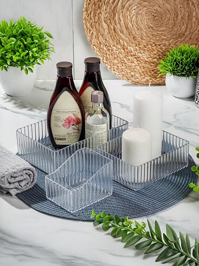 Органайзеры для хранения, 3 штуки, прозрачные, Y4-8631