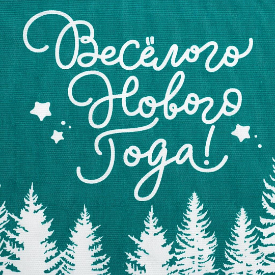 Полотенце кухонное вафельное, 35х60 см, 160 г/м2, 100% хлопок, Доляна, Пусть все сбудется, Россия, 4389621