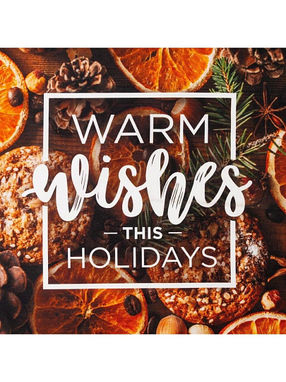 Набор кухонный 2 шт, 40х73 см (полотенце, формочки для печенья 3 шт), 100% хлопок, Теплые пожелания, 5081040