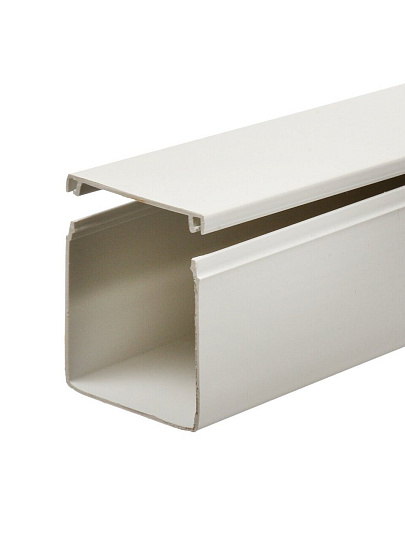 Кабель-канал пластик, 40х40 мм, 2 м, 1 мм, белый, TDM Electric, SQ0402-1009