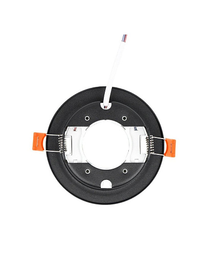 Светильник встраиваемый Вега, GX53, круглый, черный, General Lighting Systems, GCL-GX53-H38