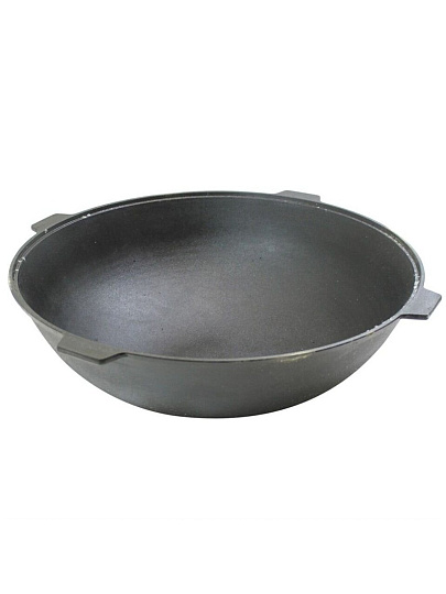 Казан чугун, 10 л, с крышкой, Камская посуда, к101