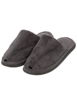 Тапки для мужчин, темно-серые, р. 40-41, закрытые, A210325