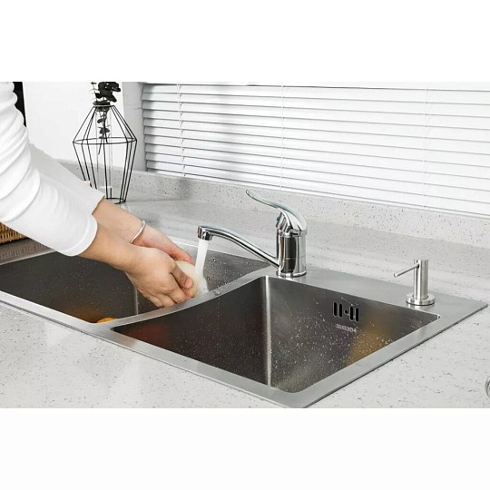 Смеситель для раковины, Frud, короткий излив, с картриджем, R45055-2