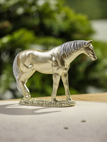 Фигурка декоративная полистоун, Лошадь, 11х9 см, Y4-9788