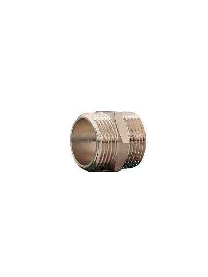 Бочонок 1/2'', ш-ш, латунь, наружный/наружный, РМС, 07НН-15