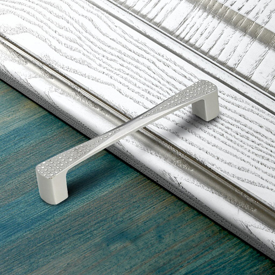 Ручка-скоба мебельная Trodos, ZY-871, 128 мм, ЦАМ, хром, 303291