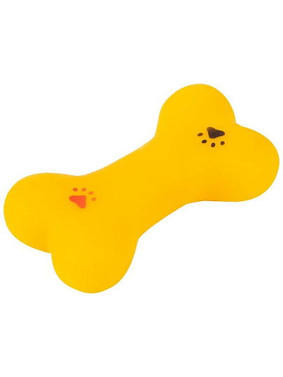 Игрушка-пищалка для животных, Рыжий кот, Кость, 8,5 см