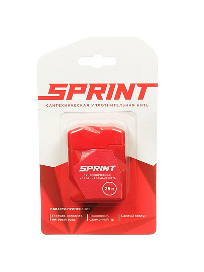 Нить сантехническая 25 м, Sprint, блистер, 61010