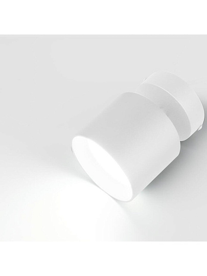 Светильник на основании General Lighting Systems, Башня, 50 Вт, GX53, на 1 лампочку, IP20, d8.2х7 см, Спот, белый, 661727