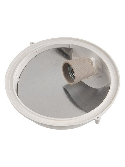 Светильник General Lighting Systems, НПП 03-100-005.03, 100 Вт, E27, на 1 лампочку, IP54, 21.2х21.2х10.4 см, без решетки, белый, 437847