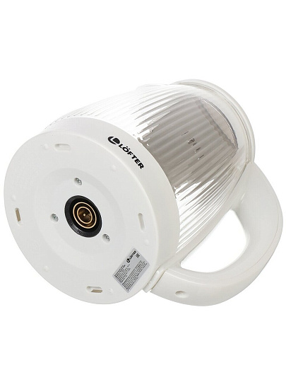 Чайник электрический Lofter, CX-K313-18BW, белый, 1.8 л, 1500 Вт, скрытый нагревательный элемент, стекло, пластик