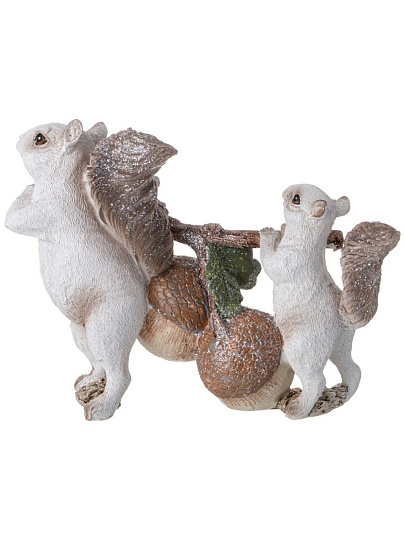 Фигурка декоративная полистоун, Белки, 19х7.5х14 см, Lefard, 79-240