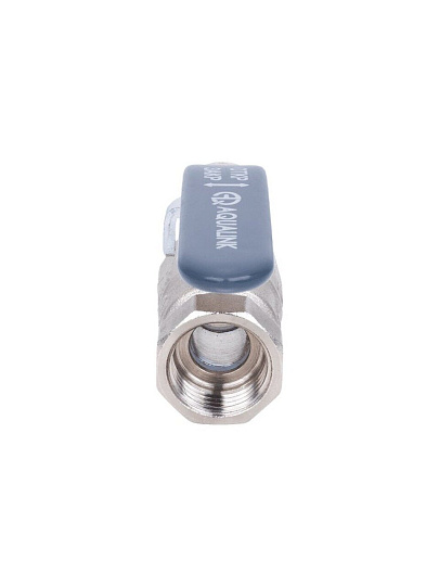 Кран для воды, 1/2'', г-г, латунь, ручка, AquaLink