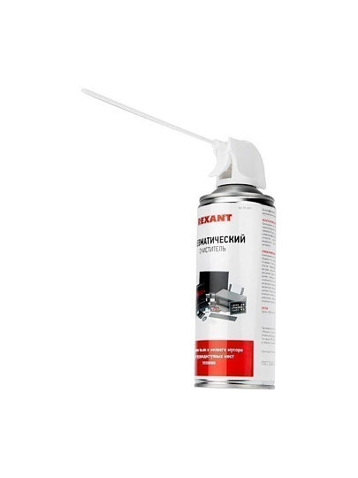 Очиститель Dust off, 0.52 л, Rexant, пневматический, аэрозоль, 85-0001