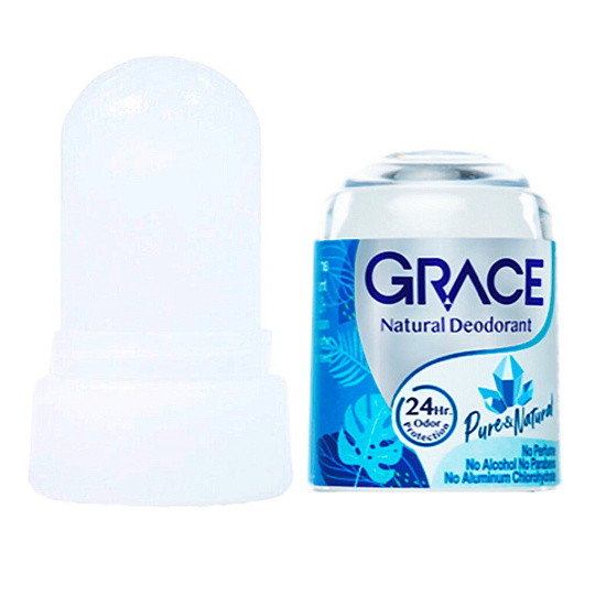 Дезодорант кристаллический Grace, Натуральный, для женщин, стик, 70 г
