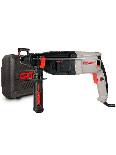 Перфоратор сетевой Crown, SDS-Plus, 710 Вт, 2.5 Дж, 3 режима, с кейсом, CT18181 BMC