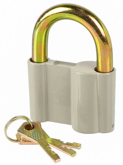 Замок навесной BARTEX алюминиевый 70мм, блистер, 3 ключа, 504667