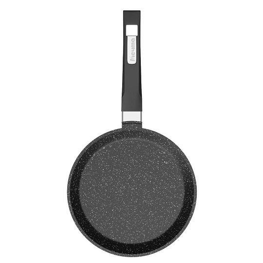 Блинница алюминий, 24 см, антипригарное покрытие, Мечта, Гранит black Induction, 14802И, бакелитовая ручка, индукция